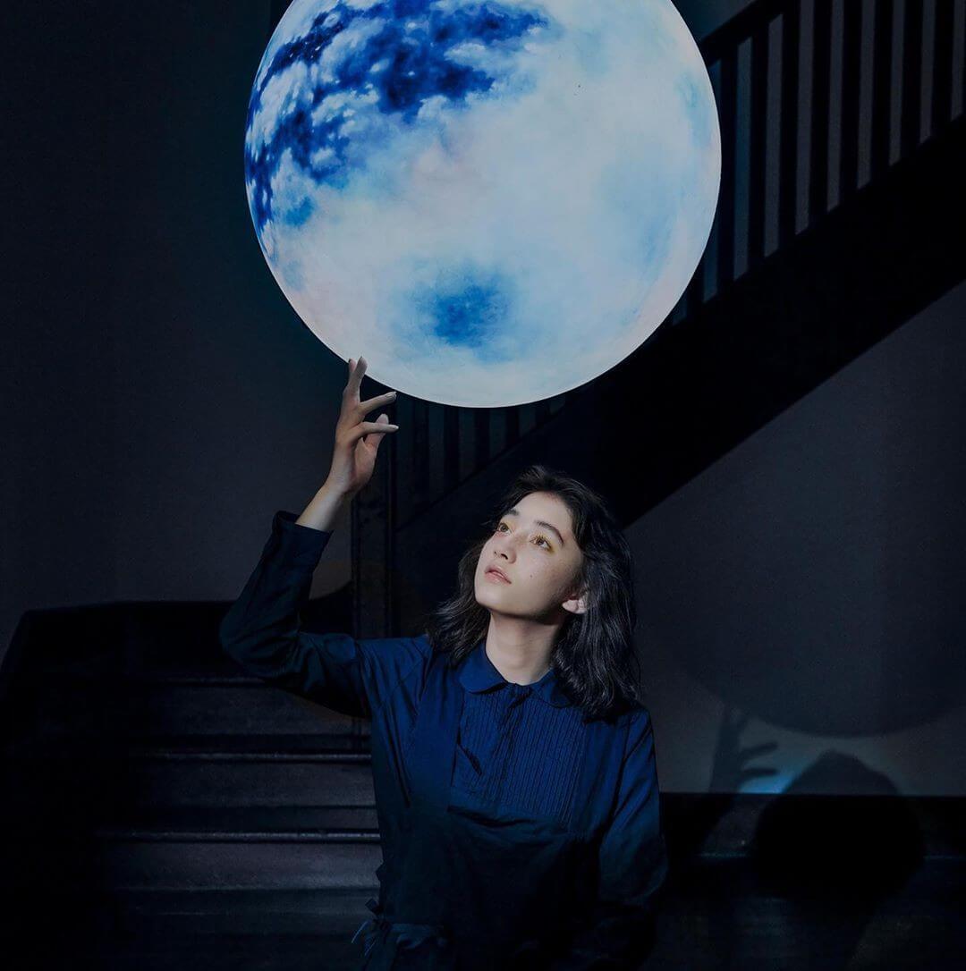 台灣ACORN Studio夢幻藍色月球燈Moon Titan Luna