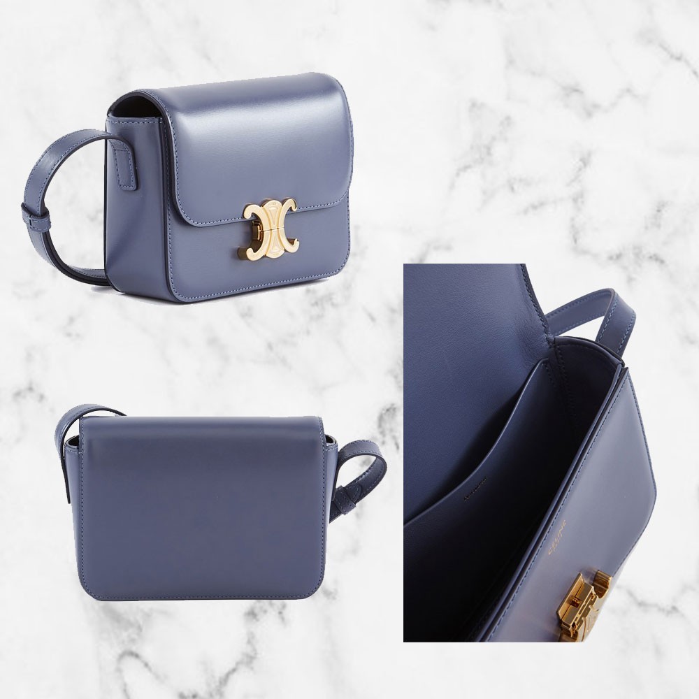 【名牌手袋外國網購】這款Triomphe系列沿用經典的人氣款式Classic Box Bag，一上市就已經被女生們加入了必買手袋清單～