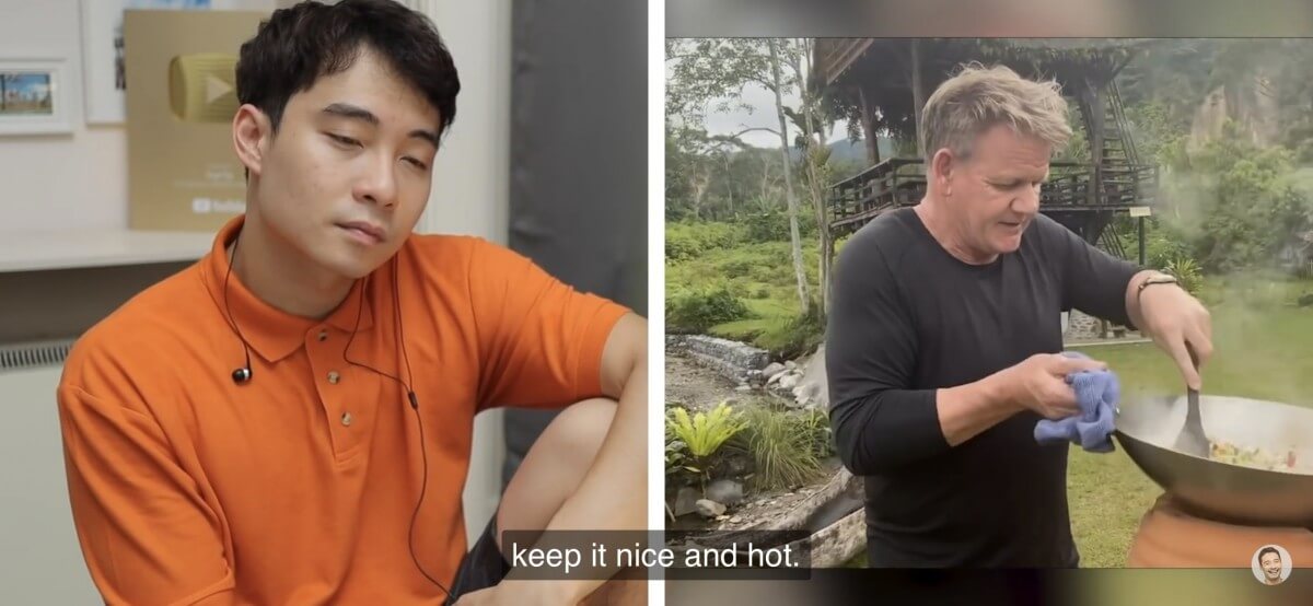 在幾星期後，Uncle Roger就評價另一名廚Gordan Ramsey的印尼炒飯。一反傳統地，竟然在他的影片中極少出現負面的評價，反而大讚他的專業，其後Gordan Ramsey更出聲回應表示多謝Uncle Roger的「專業認證」！