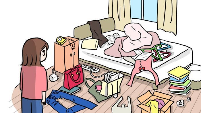 【女生日常習慣】你會發現衣櫃又再次打回原形，就如是昨晚有賊入屋般，變成了亂葬崗