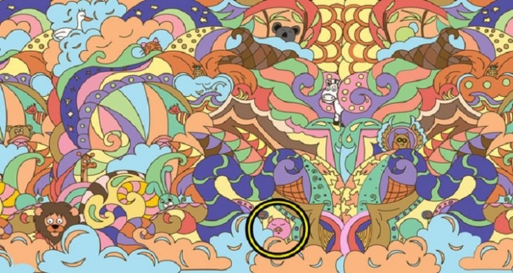 【心理測驗】先看到豬的人,表示你是位獨立有個性的人,本身很敏銳的你,轉數反應都很快,同時滿腦子都有很多新的想法,所以在工作上可說是極有效率
