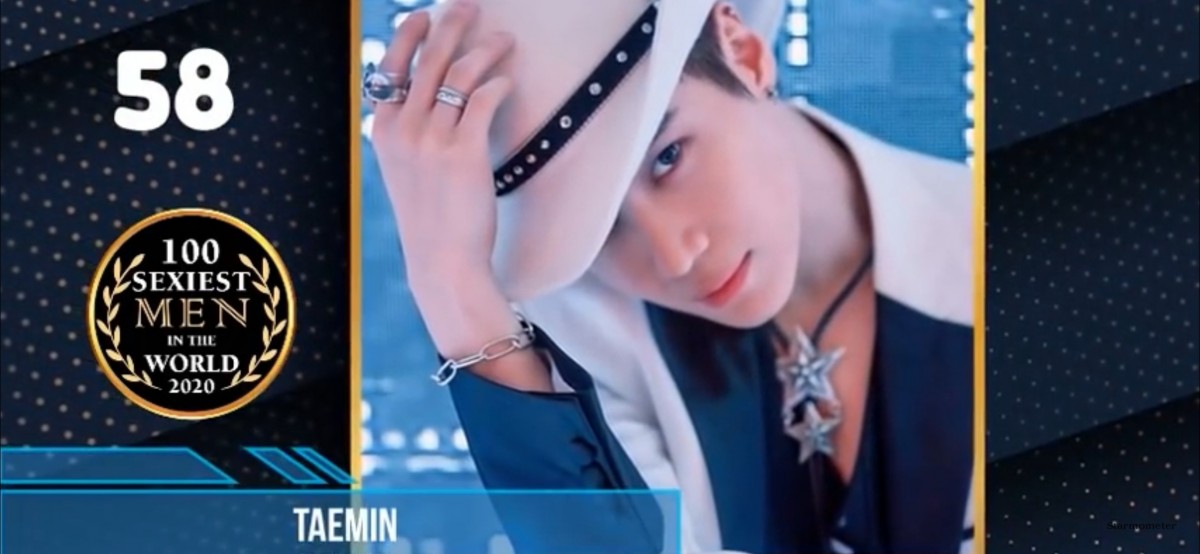 另一元祖級韓國男團SHINEE成員泰民也有入圍,而且排名58~