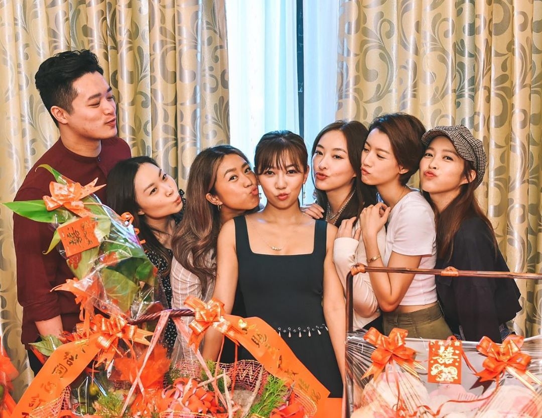 婚前Party不但邀請了一眾明星好友如陳瑩、蔡思貝和賴慰玲等參加