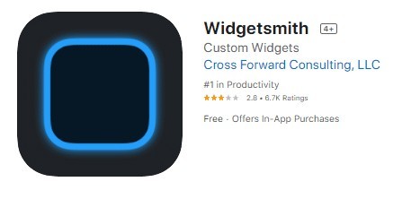 "Widget Smith"app