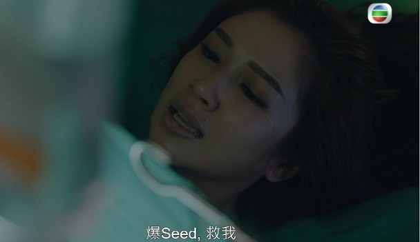 她親身上陣大講搞笑的不標準廣東話,更用冰桶淋身。幽默演技讓這一場戲絕不色情又搞笑。她一向的「傻大姐」清純形象在劇中擦出了另一種火花,首先出場帶領劇集以輕鬆趣味的形式開頭。後來,她不幸被抓走更被活生生活摘器官,林峯趕不及的救她導致她死掉,之後再就沒有戲份。