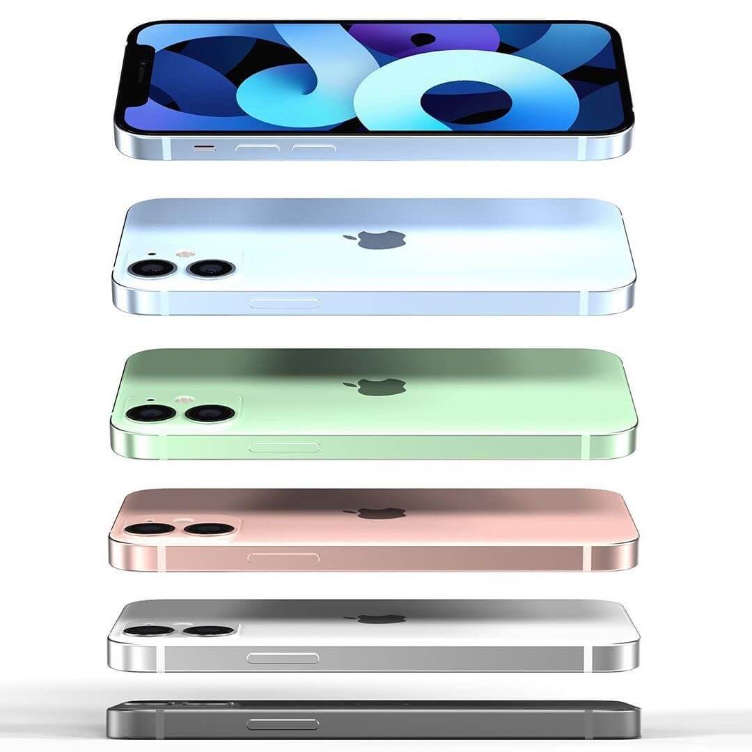 【iPhone 12顏色/價錢】有爆料者指出,當中最小螢幕尺寸5.4吋的iPhone 12 或會改名為「iPhone 12 mini」。