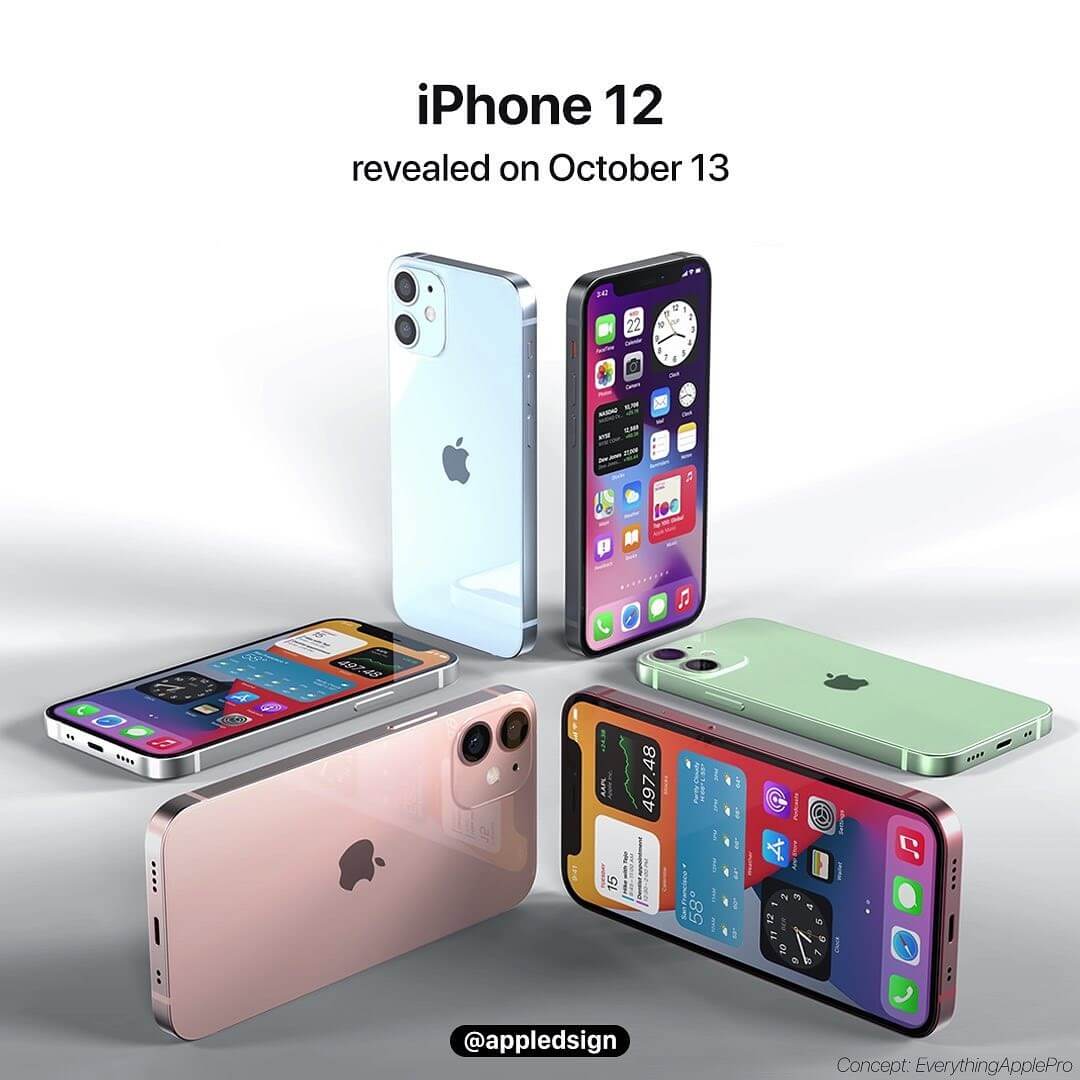 【iPhone 12顏色/價錢】在剛推出的iPad Air配色來看,都是些較少女的糖果色,所以這次「iPhone 12 mini」也是走糖果色的路線也不是沒有可能的~