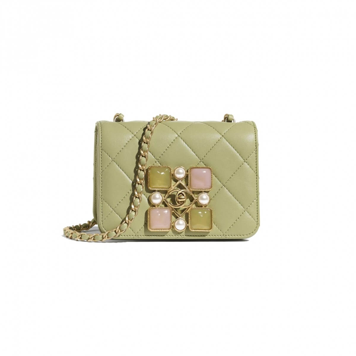 【CHANEL手袋2020】秋冬必買毛絨手袋/牛油果綠/雪白水鑽Flap Bag/Handbag