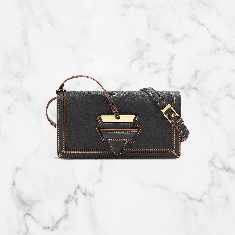 【名牌手袋】LOEWE Barcelona leather shoulder bag