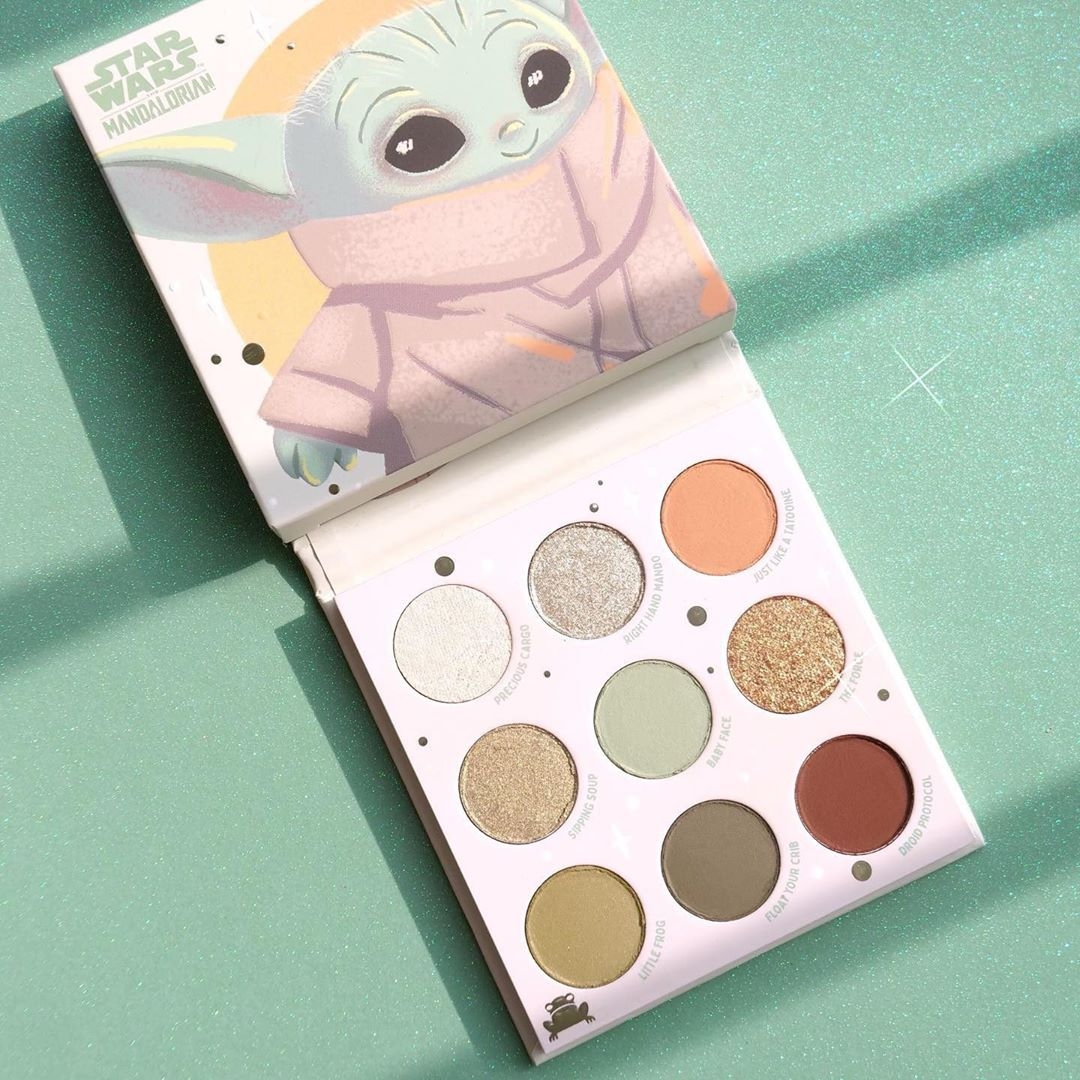 ColourPop推尤達BB/Baby Yoda眼影盤/The Child Eyeshadow Palette
