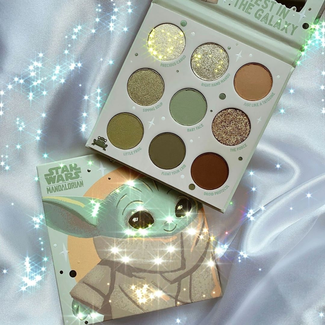 ColourPop推尤達BB/Baby Yoda眼影盤/The Child Eyeshadow Palette