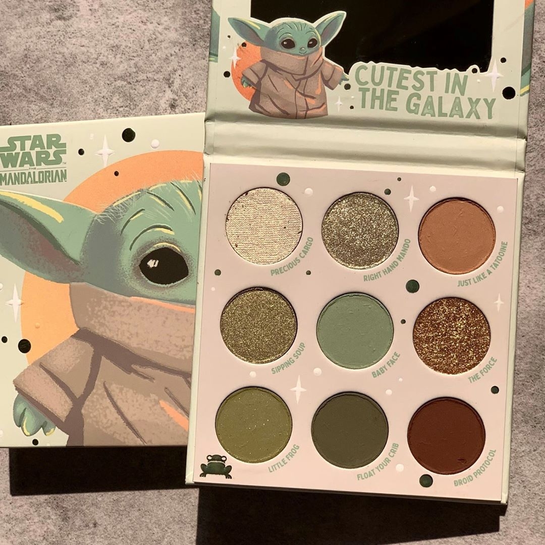 ColourPop推尤達BB/Baby Yoda眼影盤/The Child Eyeshadow Palette