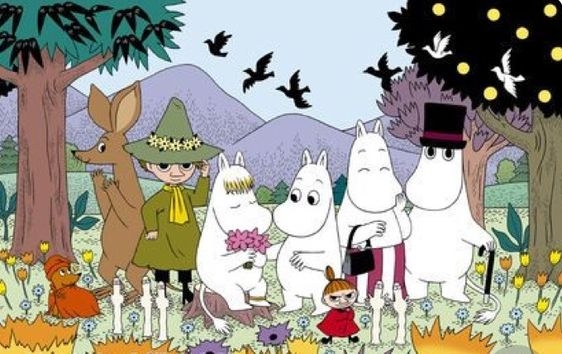 圓圓的身軀、雪白的皮囊、小巧的耳朵,出生於芬蘭的姆明(Moonmin)