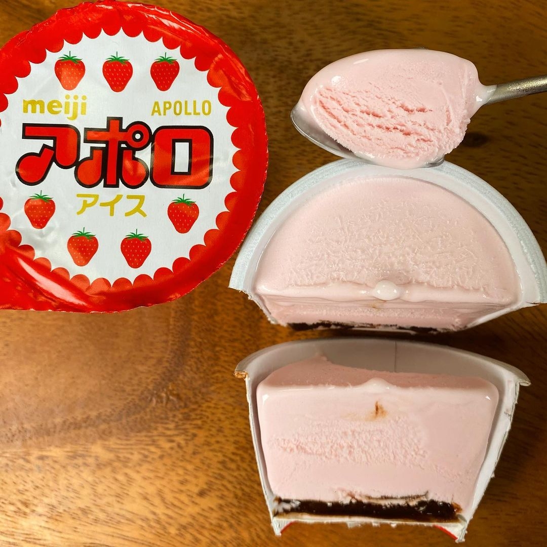 日本明治推出阿波羅草莓朱古力雪糕/酸甜草莓雪糕加香濃朱古醬