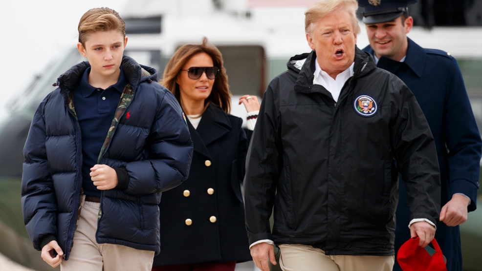 特朗普自大選後,無論是第一夫人 Melania Trump 還是小兒子 Barron Trump 也甚少再公開露面,