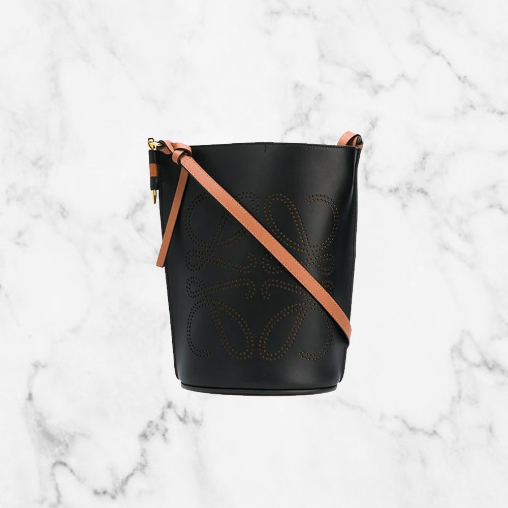 【名牌手袋】LOEWE Gate anagram bucket bag