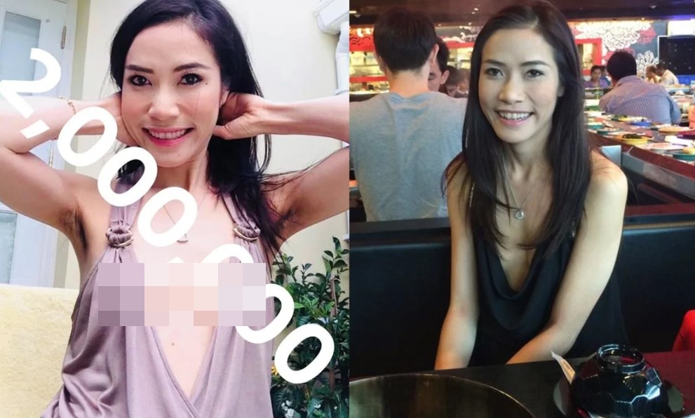 當中詩妮娜的衣著暴露,更有露出腋毛的迷離照片,令詩妮娜的形象受挫!