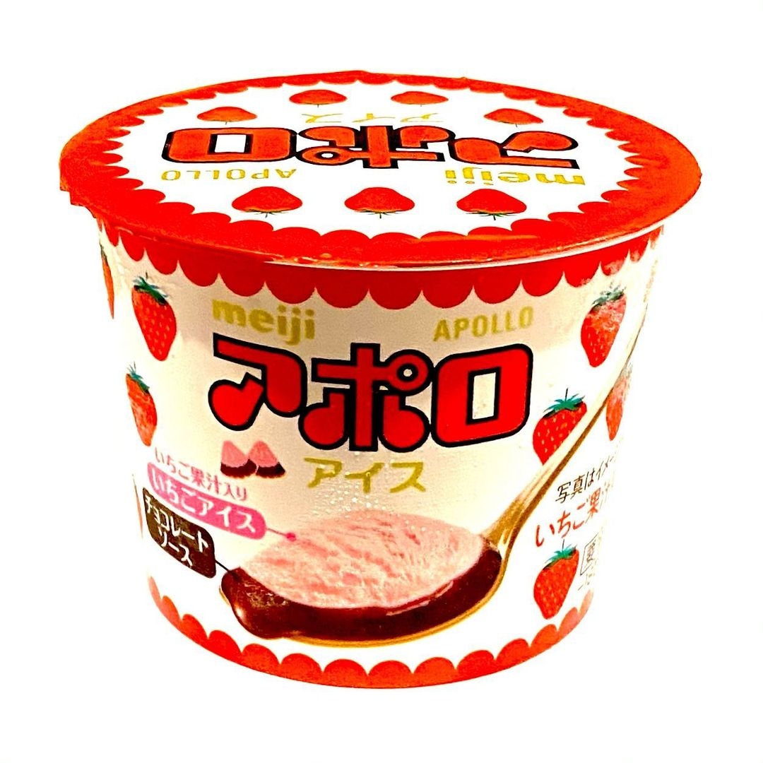 日本明治推出阿波羅草莓朱古力雪糕/酸甜草莓雪糕加香濃朱古醬