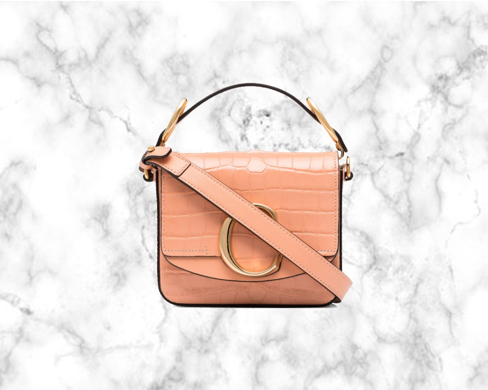 Chloé mini Chloé C crocodile-effect bag HK$10,399 8折HK$8,319