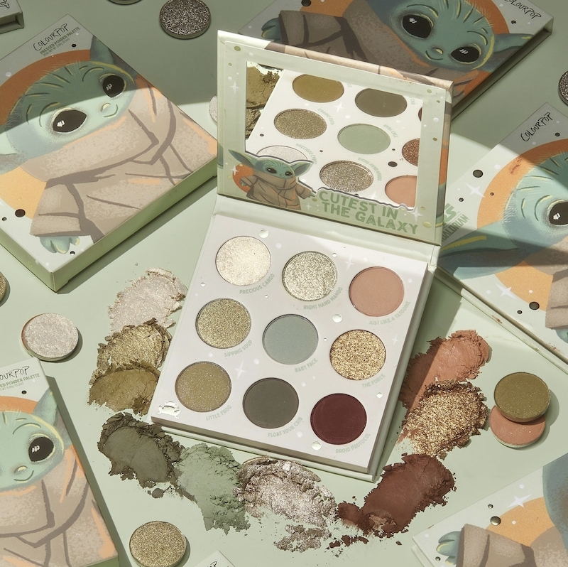 ColourPop推尤達BB/Baby Yoda眼影盤/The Child Eyeshadow Palette