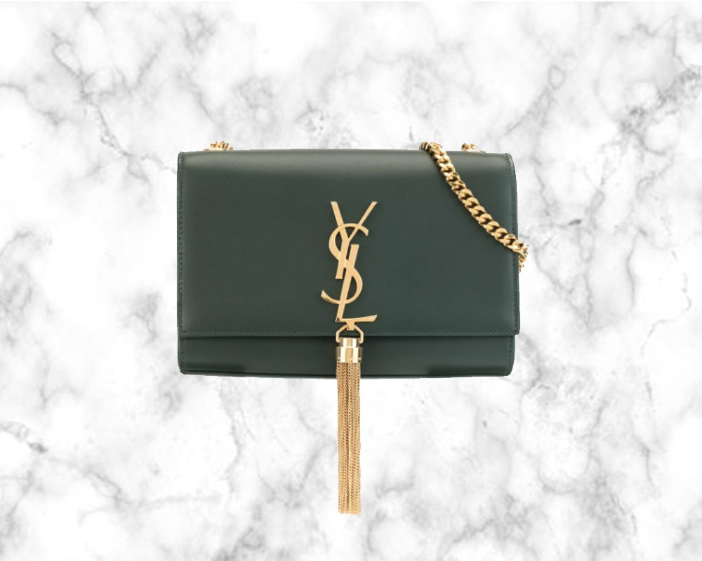 Saint Laurent logo-plaque cross-body bag HK$15,400 8折HK$12,320