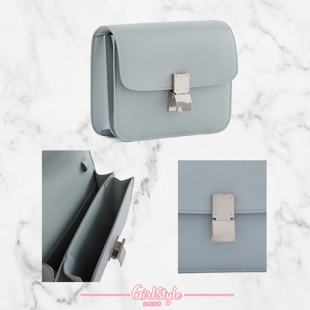 【24s名牌手袋Black Friday2020】CELINE CLASSIC TEEN BAG弓款式就是簡單的翻蓋款,再配搭小長形的金屬扣,沒有太多的修飾,也沒有logo的襯托,卻成功打入市場
