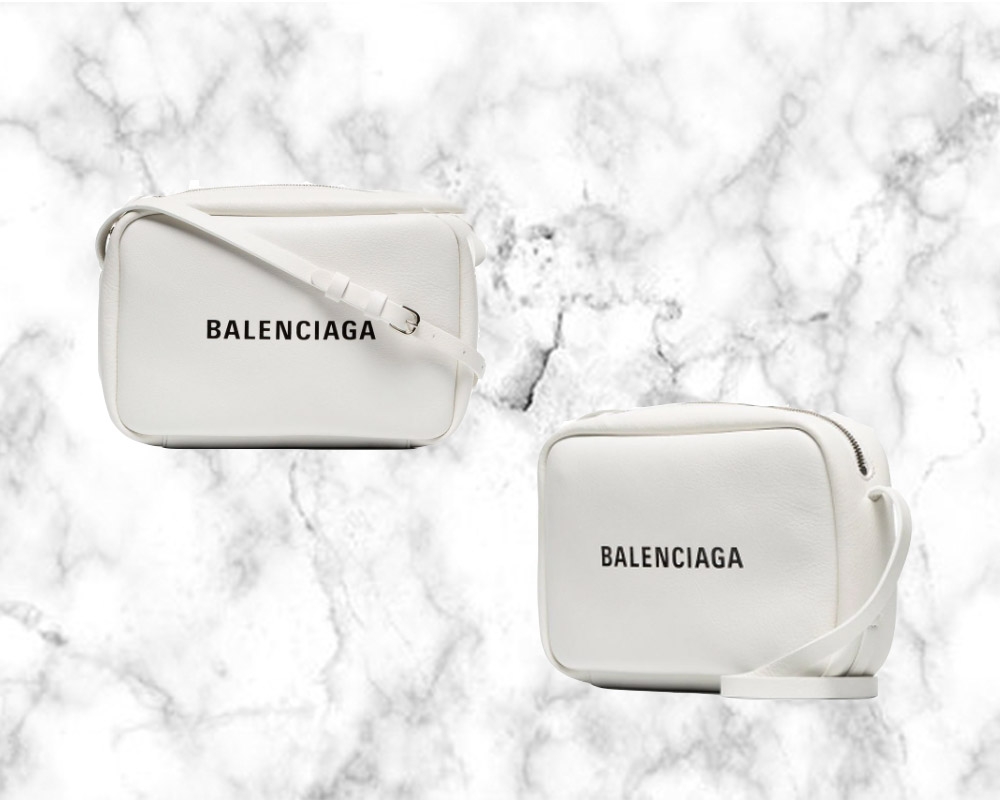 Balenciaga white Everyday small leather camera bag HK$8,000 7折優惠價HK$5,600