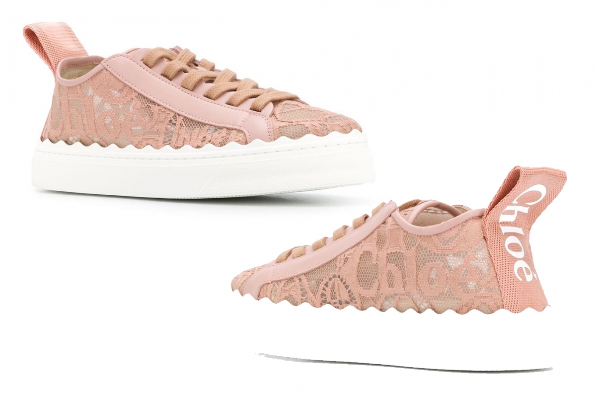 【Black Friday 2020】FARFETCH折上折優惠Chloé Lauren low-top sneakers HK$3,054 9折優惠價HK$2,617