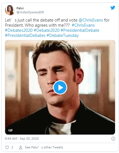 因飾演美國隊長一角而樹立起正面形象和超強人氣的 Chris Evans,更曾經被網民笑稱是「美國總統最佳人選」!