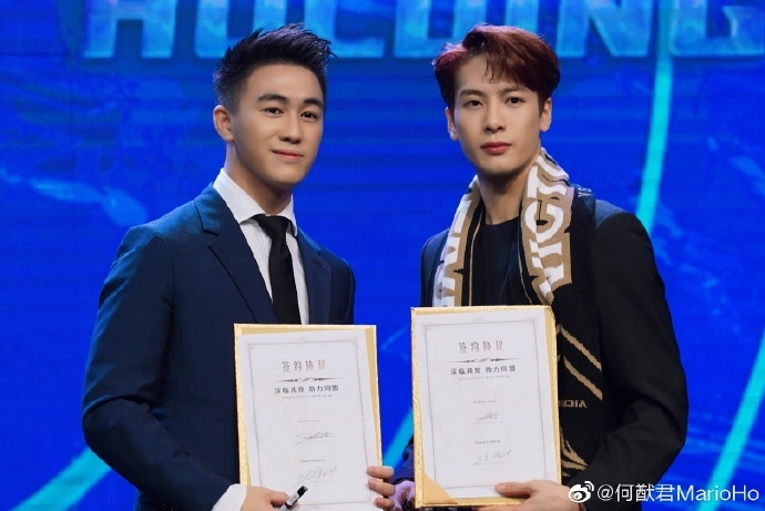 早前更邀請韓國組合「GOT7」的香港成員Jackson(王嘉爾)加盟其俱樂部