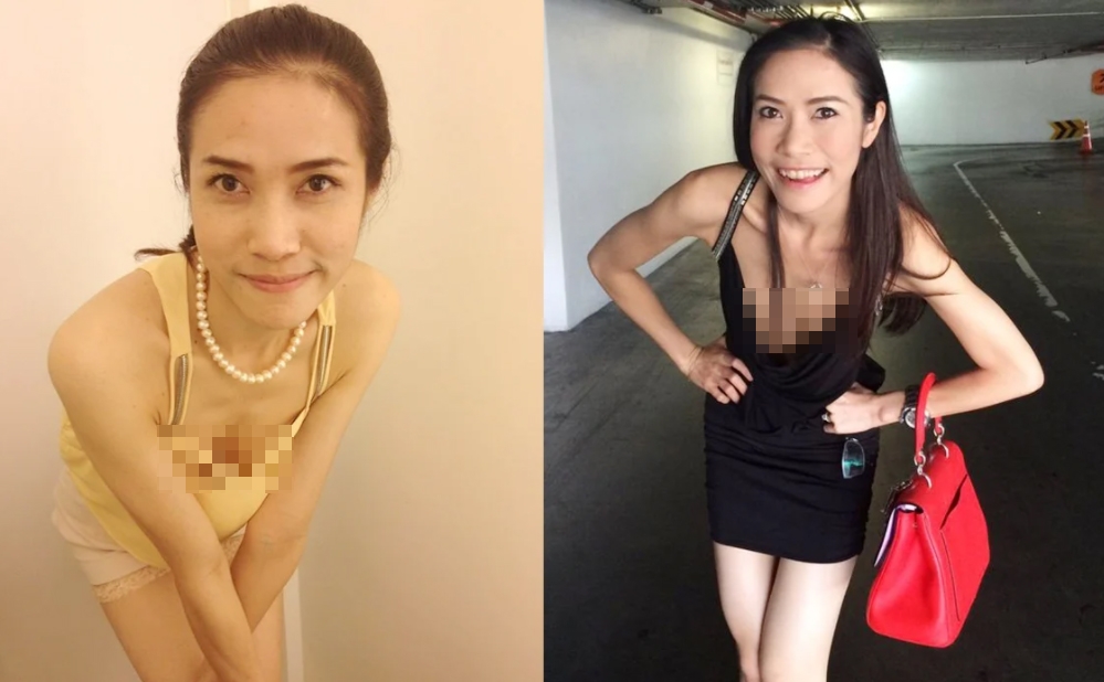 當中詩妮娜的衣著暴露,更有露出腋毛的迷離照片,令詩妮娜的形象受挫!