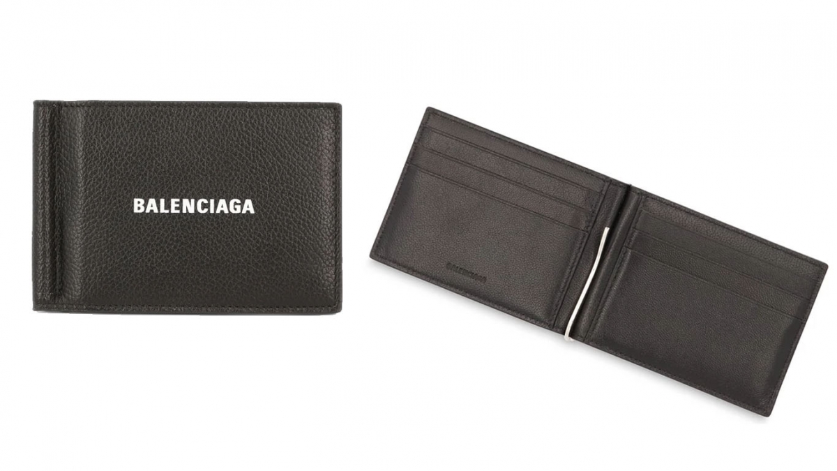 【聖誕禮物2020】男友名牌銀包CARDHOLDER BALENCIAGA Logo Leather Cardholder HK$2,800