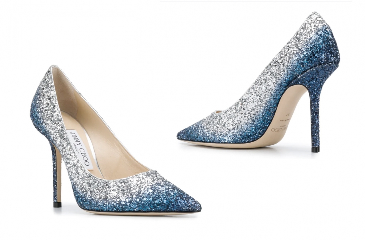 【Black Friday 2020】FARFETCH折上折優惠Jimmy Choo Love 100mm glitter pumps HK$5,550 7折優惠價HK$3,885