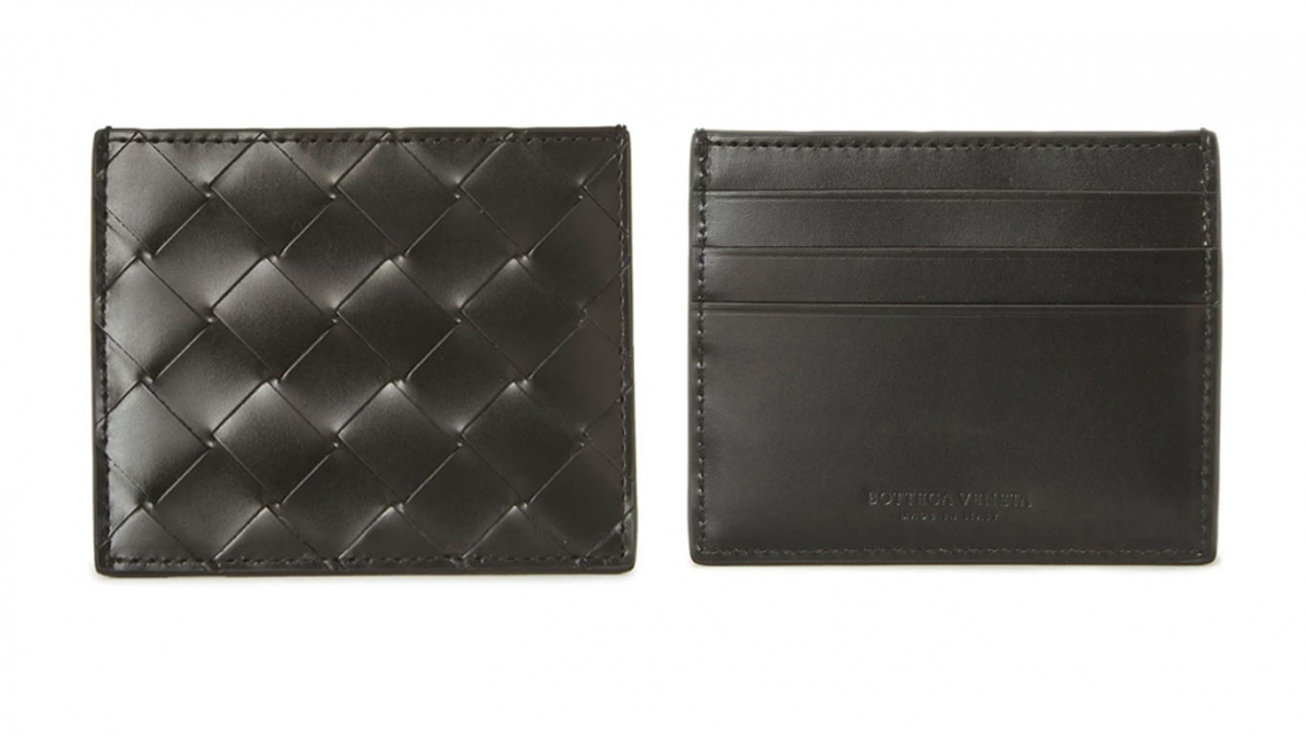 【聖誕禮物2020】男友名牌銀包CARDHOLDER BOTTEGA VENETA Leather card holder HK$2,300