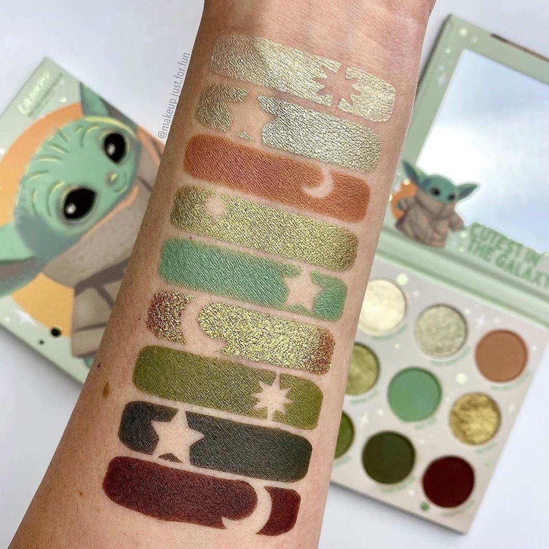 ColourPop推尤達BB/Baby Yoda眼影盤/The Child Eyeshadow Palette