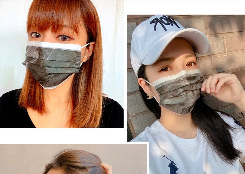 【台灣口罩】親親JIUJIU夢幻雲石暈染口罩/聖誕口罩