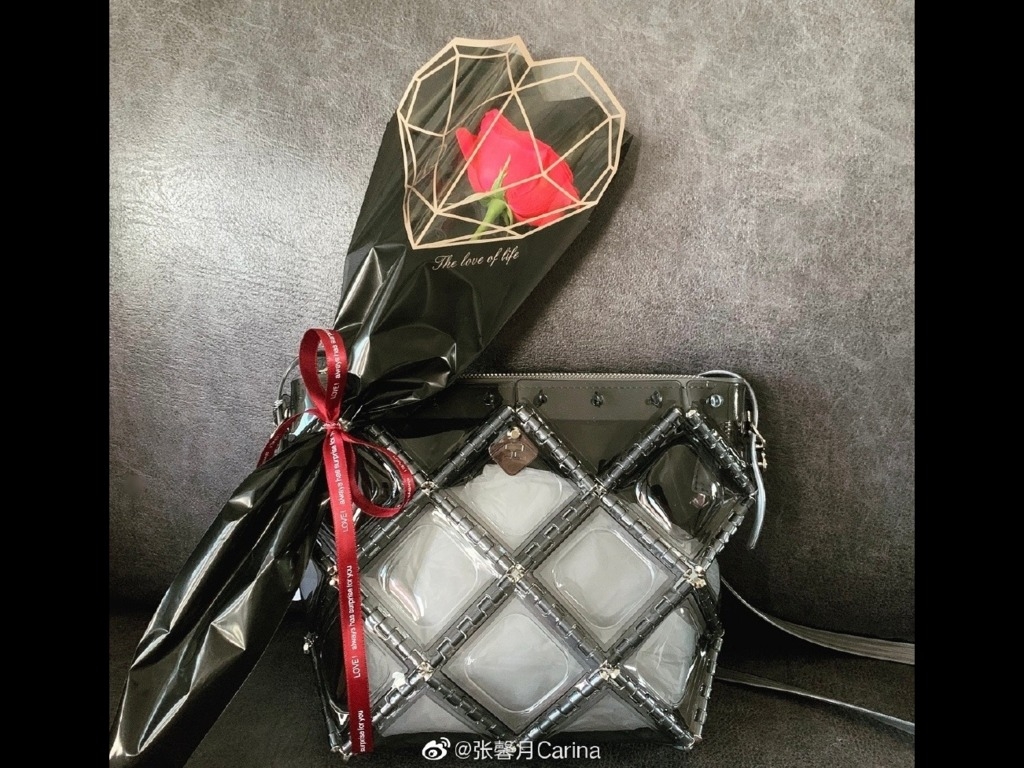 張馨月懶理謠言,懷孕至今不停在網上狂曬名牌手袋,幾萬幾萬入手,惹來網民批評她炫富。有網民質問她買手袋的錢從哪來:「你不工作,沒有收入,買包的錢都是老公給的嗎?」她放閃回應網民:「自信點把「嗎」去掉」,坦然承認只花老公錢。