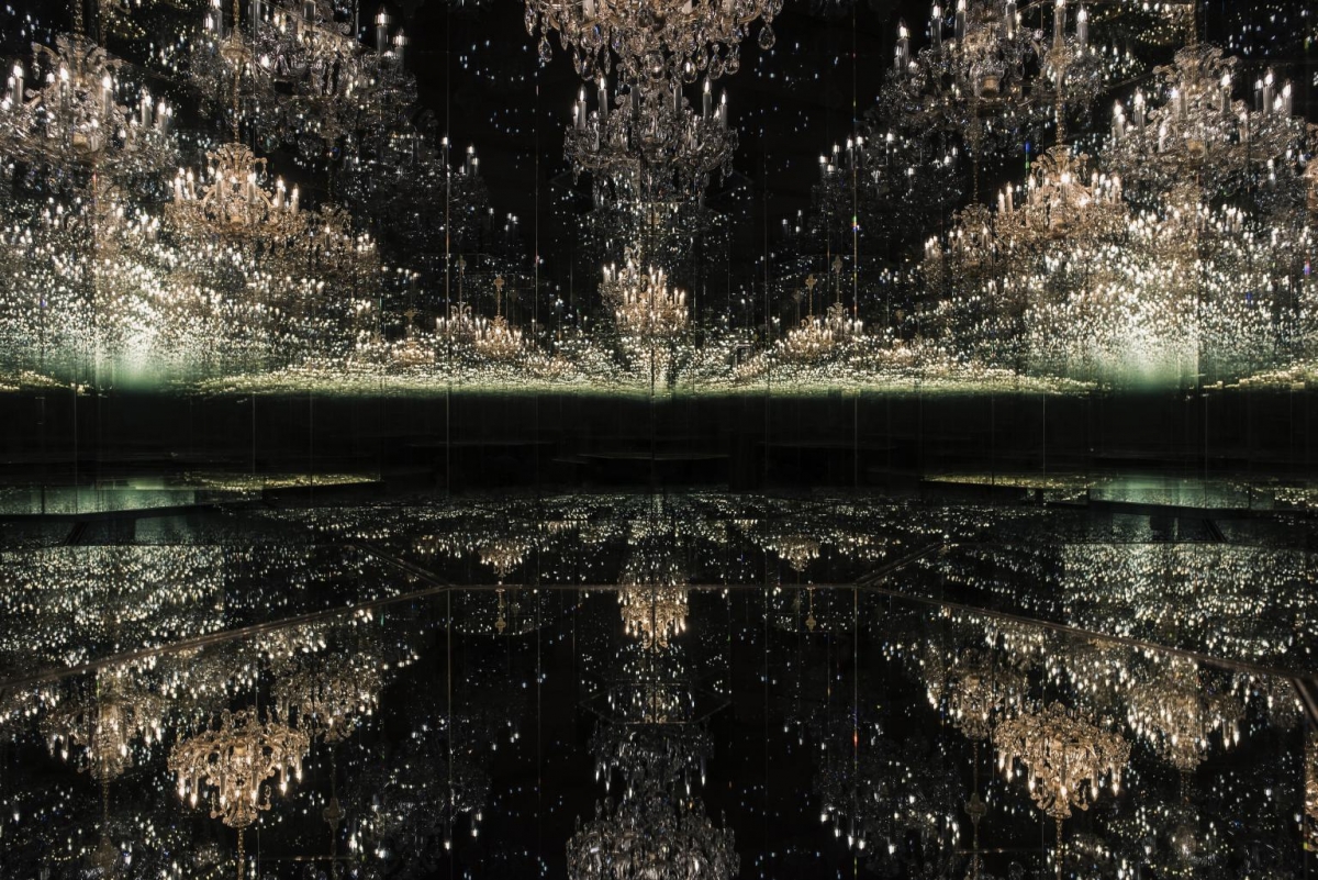 是次展覽將會展出草間彌生兩個著名的「無限鏡屋」,一個曾於2012年泰特現代藝術館展出