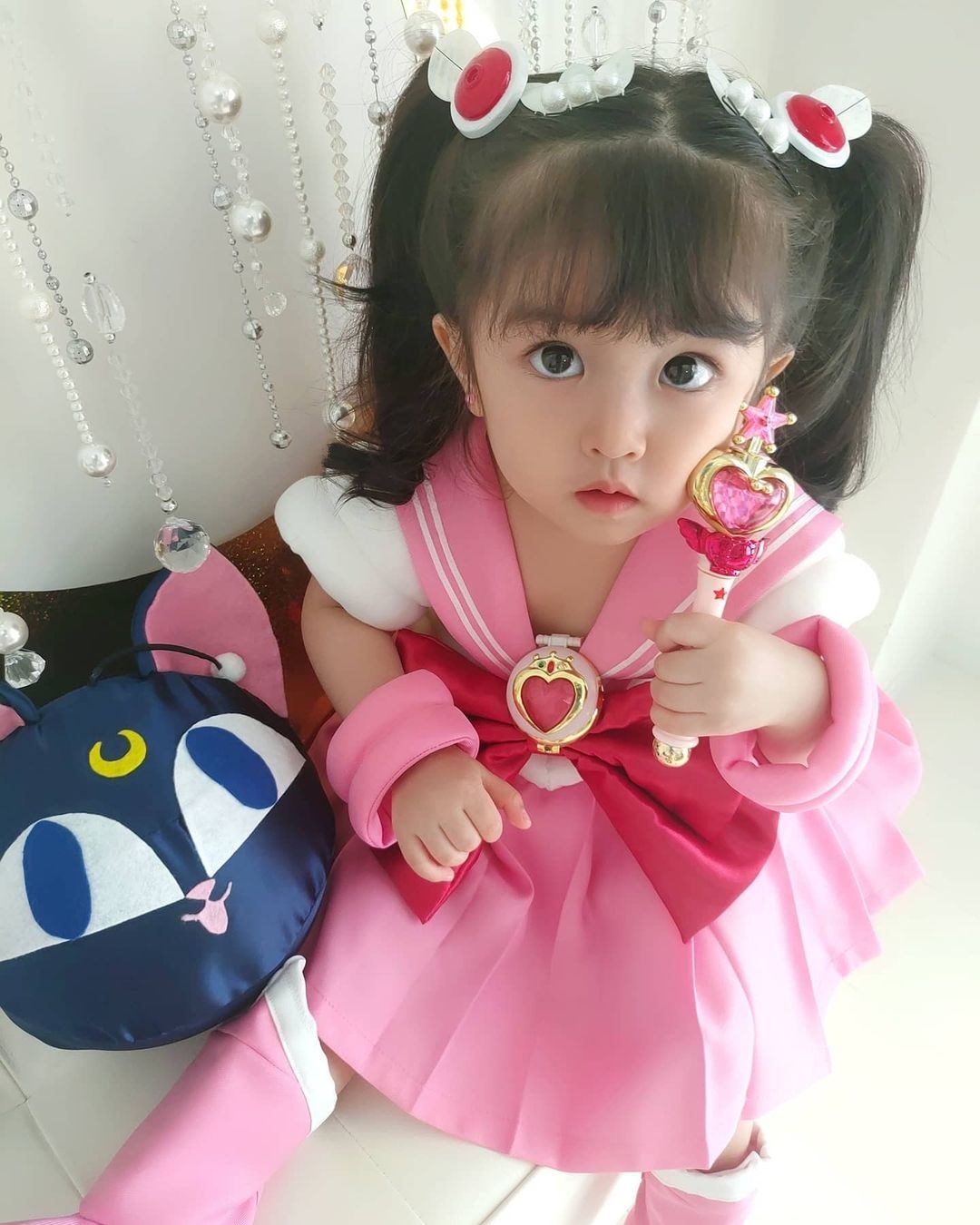 日本妹妹Cosplay集合/迷你版禰豆子/迪士尼公主/美少女戰士
