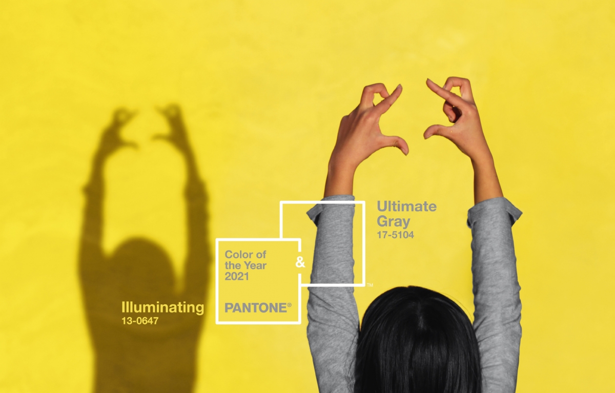 Pantone 2021年度色出爐!「極致灰」(Ultimate Gray)與「亮麗黃」( Illuminating)