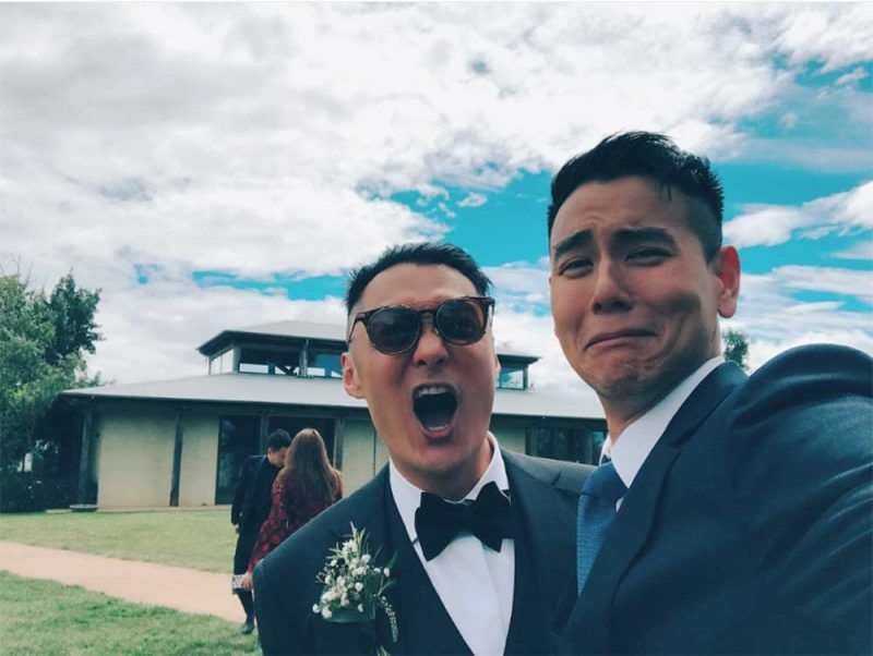 彭于晏也陪伴余文樂過他的喜事,無論結婚還是生小孩,他也一定會到場分享喜悅。