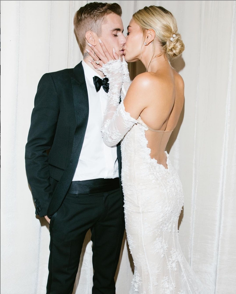 現年26歲的Justin Bieber與24歲的妻子Hailey Baldwin
