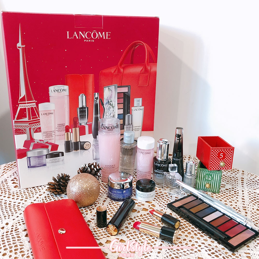 【聖誕禮物2020】今年Lancôme推出的「聖誕珍藏版閃爍美肌彩妝箱」有超多人氣皇牌護膚美妝好物,例如Génifique小黑瓶 20ml