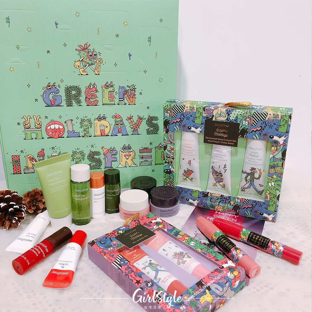 【聖誕禮物2020】韓國No.1天然護膚品牌innisfree與美國當代藝術家Steven Harrington携手合作,推出一系列Green Holidays綠色聖誕限量系列