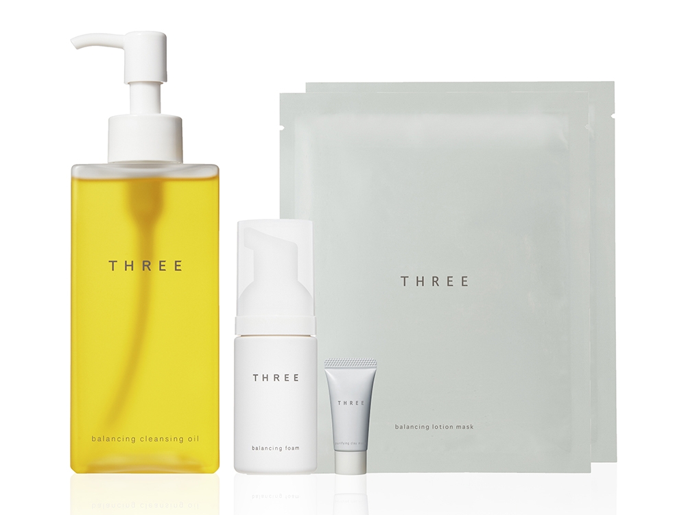 THREE 皇牌平衡潔膚油套裝