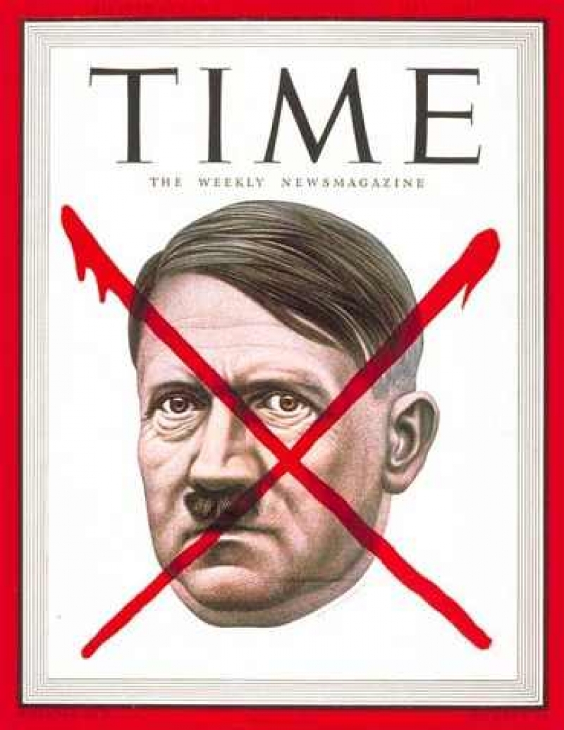 歷史上第一次出現便是在獨裁領袖「狂人」希特拉(Adolf Hitler)死亡的時候。