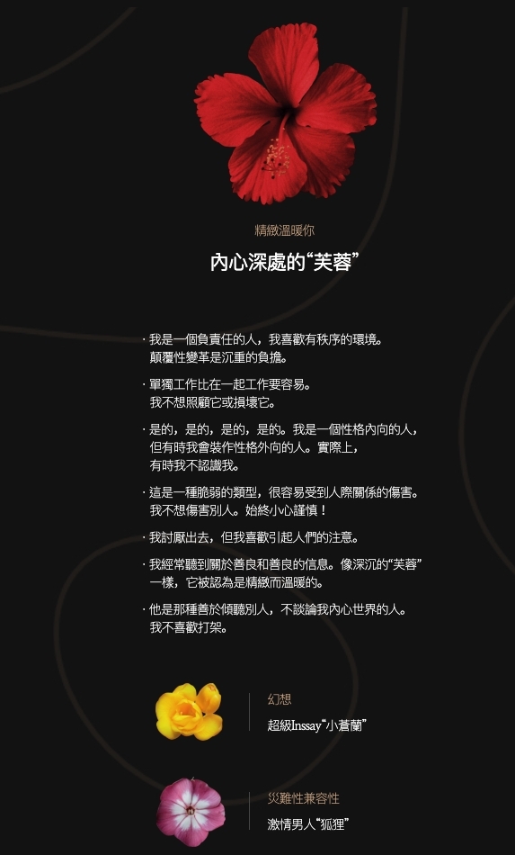 與人的交流方式或在群體討論時的表現等。