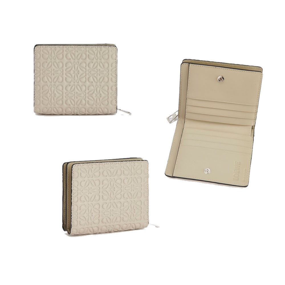 LOEWE Repeat compact zip wallet