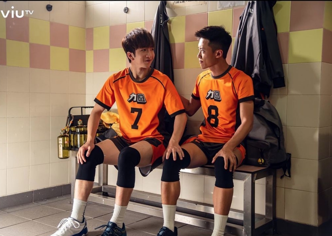 King(顧定軒劇內飾演的角色)Bobby(Anson Lo劇內飾演的角色)在主打熱血勵志的《男排女將》中應該可說是一對黑馬