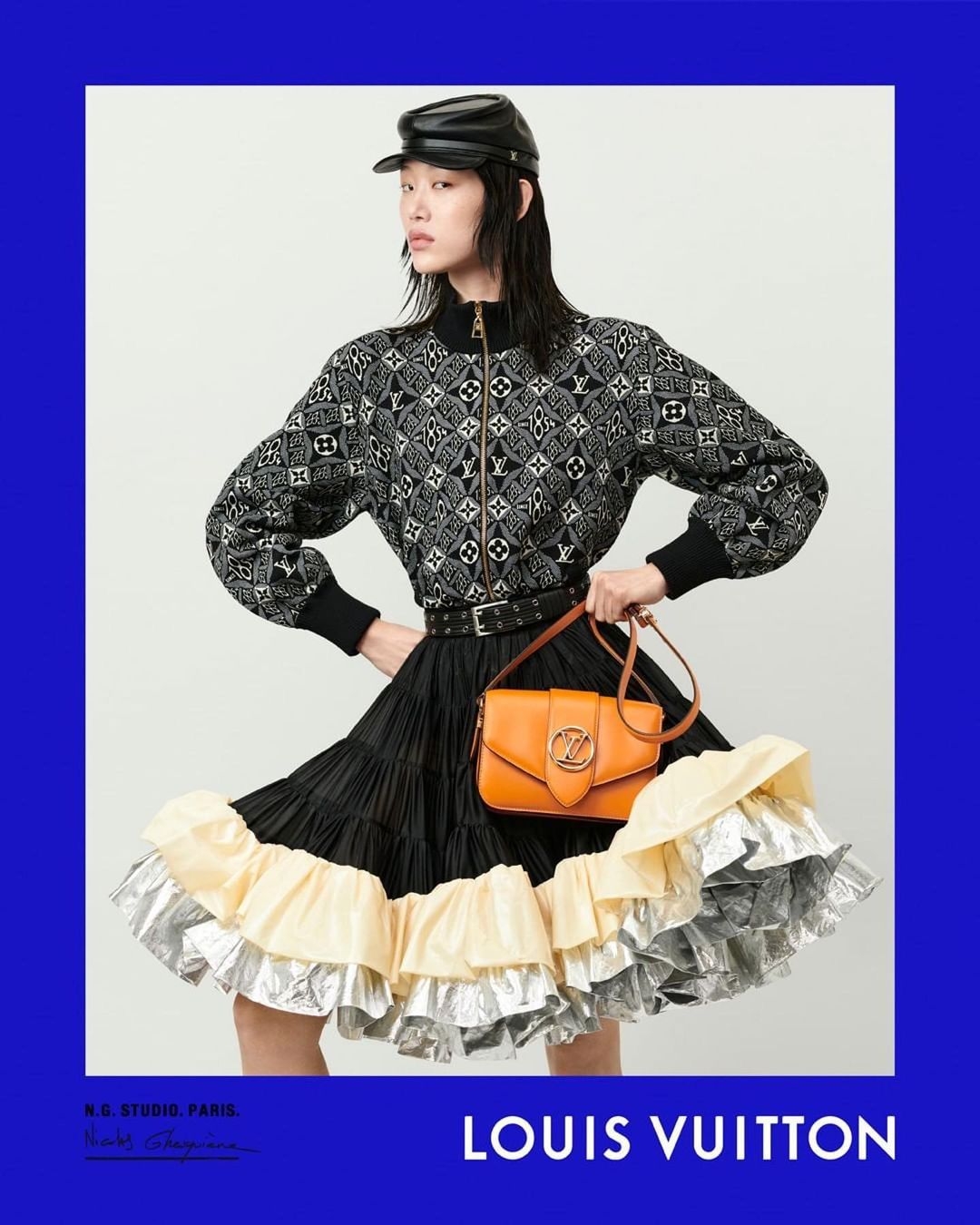 作為世界性知名模特兒的她是各大知名精品品牌如Louis Vuitton